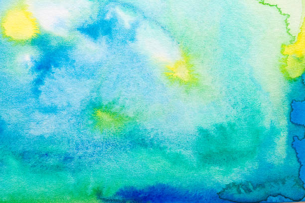 istock watercolors on textured paper background 526788705