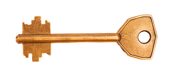 istock door key isolated on white background 526790069