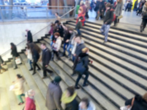 istock Crowd of people in metro station 526790563