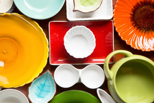 istock Colorful dishes and utensils 526806361