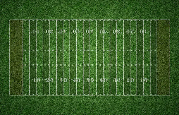 Photo of American Football Field on Grass