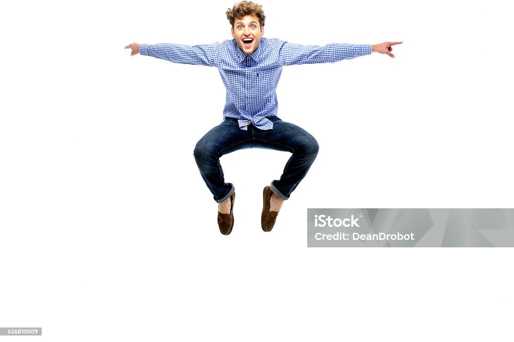 Funny Man Jumping Stock Photo - Download Image Now - Adult, Beautiful  People, Bizarre - iStock