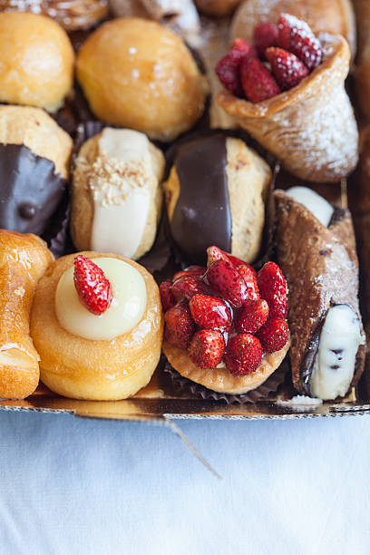 istock Plate of Italian Pastries 526810599
