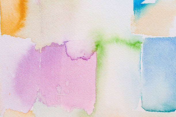 istock watercolors on textured paper background 526810837