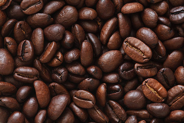 grains de café avec photo - coffee granules photos et images de collection