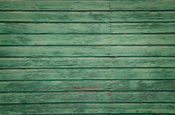 Old Green Wall stock photo