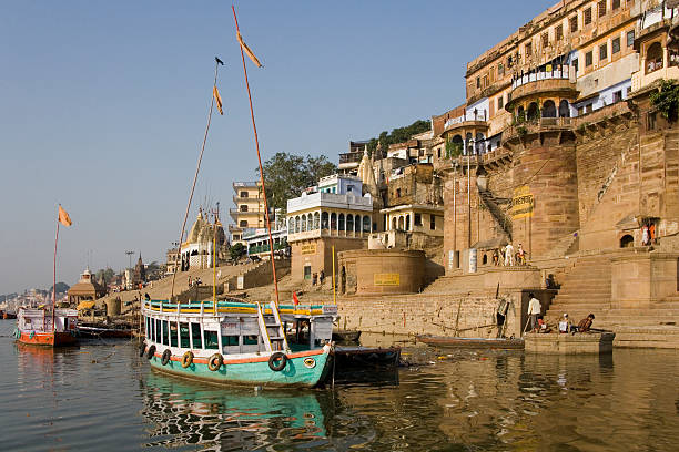 istock Hindu ghats - River Ganges - Varanasi - India 526825600