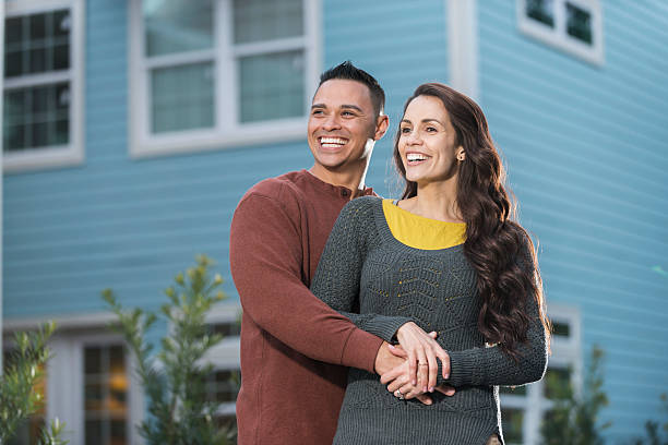 istock Hispanic couple standing outdoors 526829880
