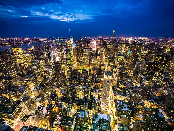 istock New York skyline in the night 526832498