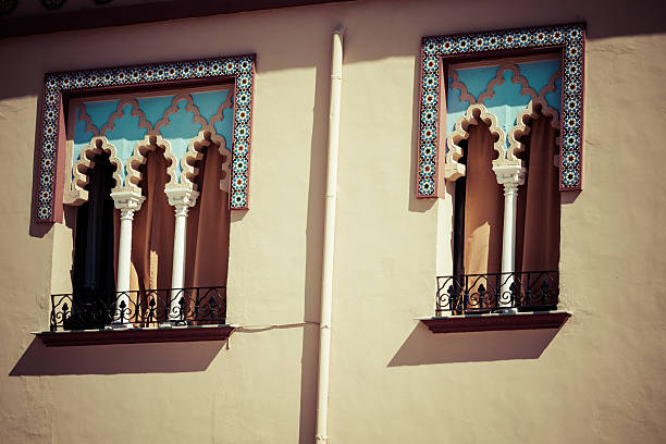 Cordoba, Spain. Old window in Arabian style.