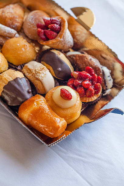 istock Plate of Italian Pastries 526833933