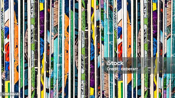 Comic Books Background Texture Stock Photo - Download Image Now - Comic Book, Cartoon, Backgrounds