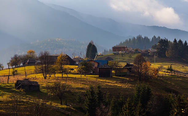 istock Fog covering the mountain forests 526834915