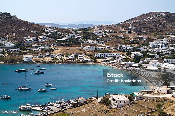 Ornos Stock Photo - Download Image Now - Mykonos, Cyclades Islands, Greece