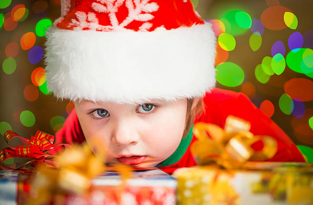 istock Christmas boy portrait 526839787