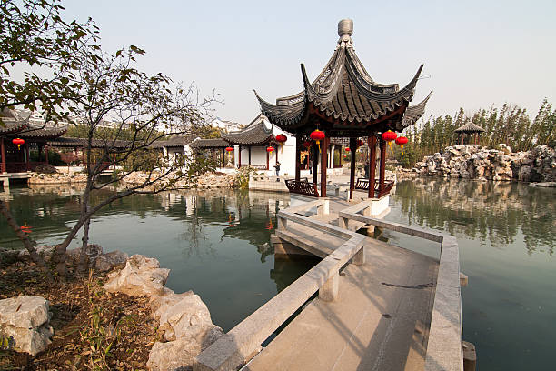 istock Oriental water garden in Shanghai 526839854