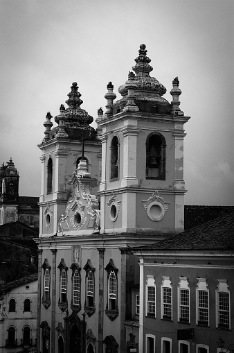 Our Lady of Rosario dos Pretos in Pelorinho, Salvador, Bahia, Brazil.