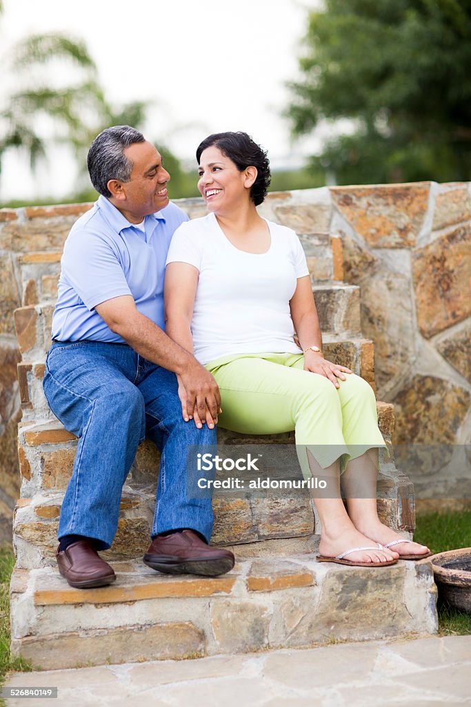 Cheerful couple Cheerful couple looking at each other. 40-49 Years Stock Photo
