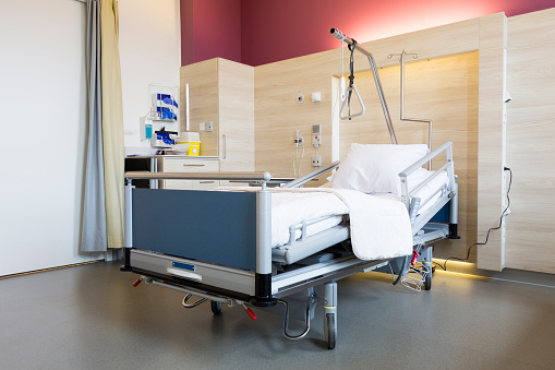 Room in a modern Dutch hospital
