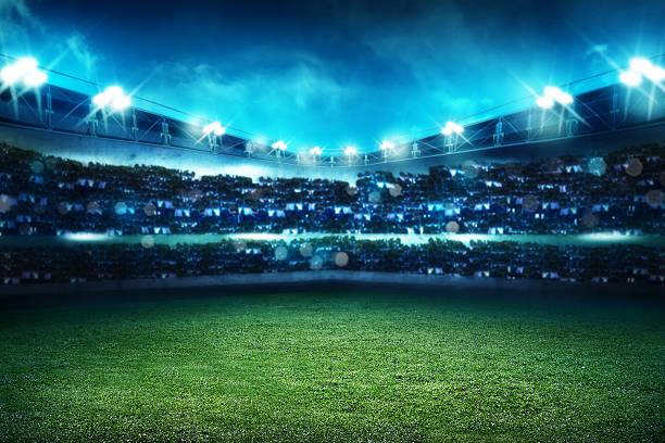 istock Football stadium background 526846384