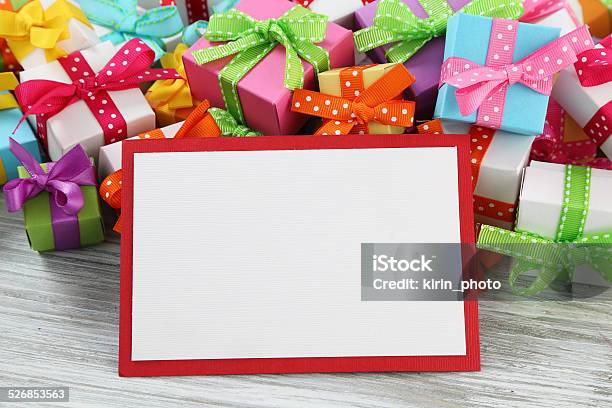 Birthday Card Stock Photo - Download Image Now - Arrangement, Birthday, Birthday Present