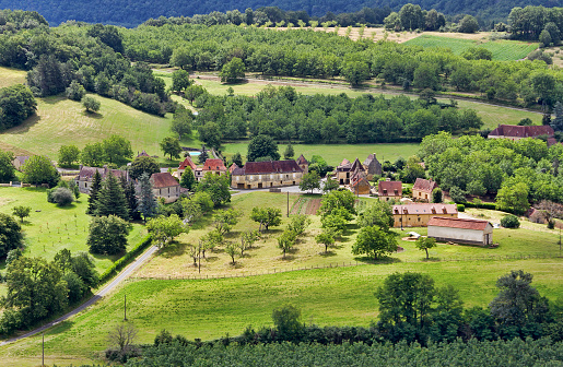 Small village in Dordogne, France
