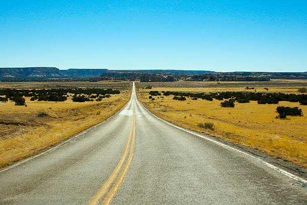 Road Going Toward Acoma Pueblo, New Mexico
