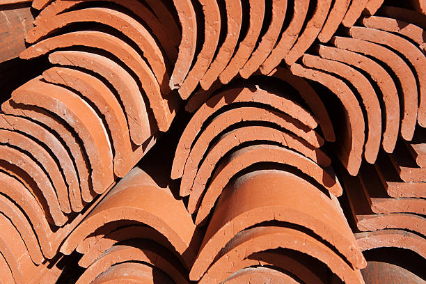 istock Spanish roof tiles 526858611