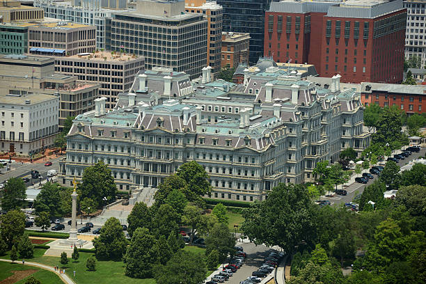 istock Eisenhower Old Executive Office Building in Washington DC, USA 526876349