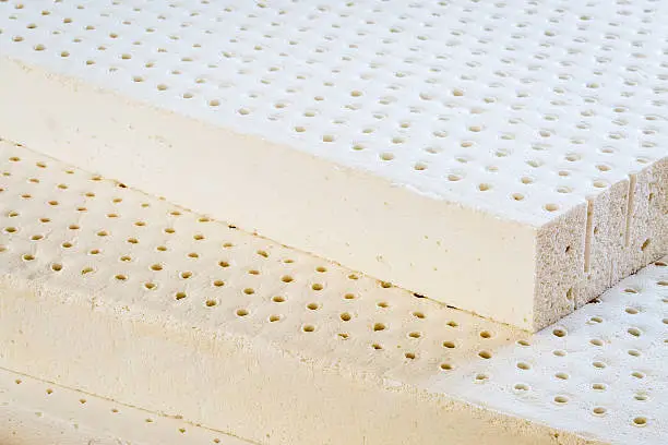 Photo of natural latex mattress