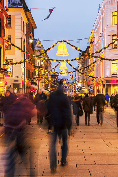 istock Christmas street in December afternoon. 526882253