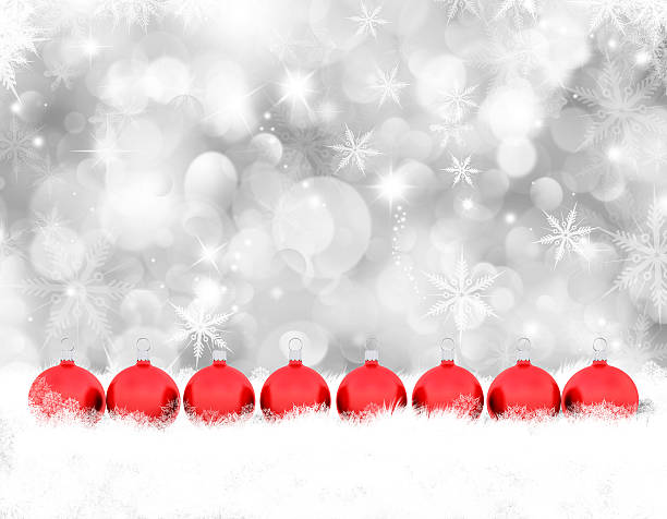 istock Christmas baubles in snow 526896411