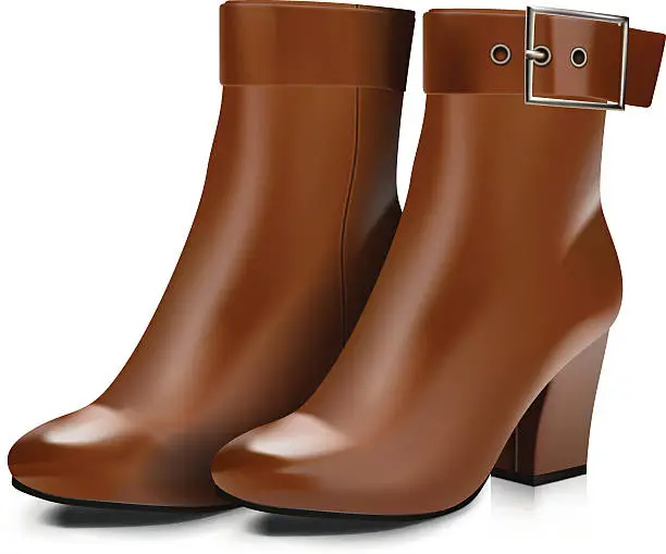 Vector illustration of Ankle Boots