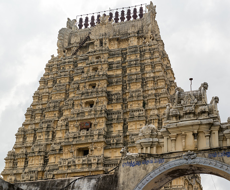 india, kanchipuram, Ekambareswarar temple of god Shiva