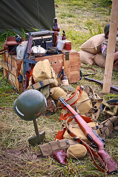istock WW II US army infantry encampment 526898675