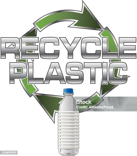 Recycle Plastic Stock Illustration - Download Image Now - Bottle, Campaign Button, Cold Drink