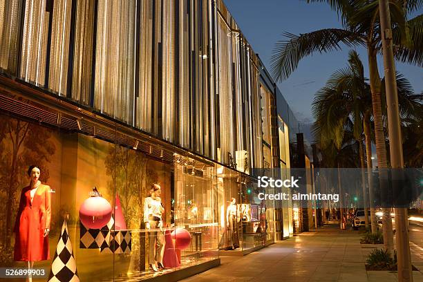 Luxury Stores On Rodeo Drive In Beverly Hills Stock Photo - Download Image Now - Beverly Hills - California, Business, California