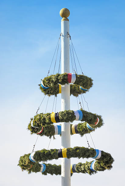 メイポール - bavaria austria blue celebration ストックフォトと画像