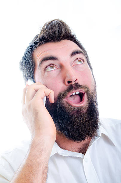 istock Happy man talking on the phone 526901241