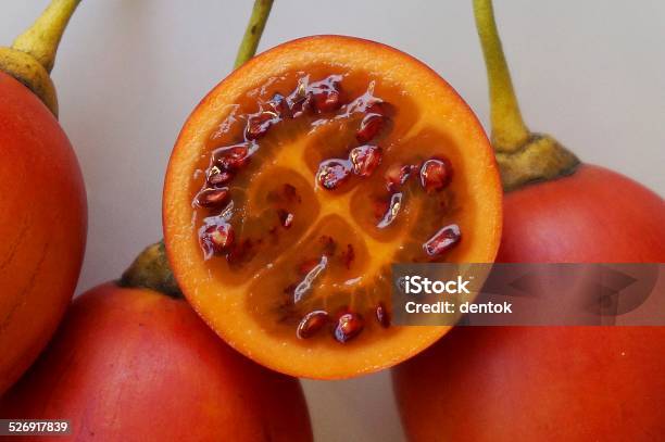 Tamarillo Fruits Tree Tomatoes Stock Photo - Download Image Now - Close-up, Crop - Plant, Cross Section