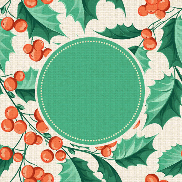 illustrazioni stock, clip art, cartoni animati e icone di tendenza di vacanza carta. - circle food fabric swatch color swatch