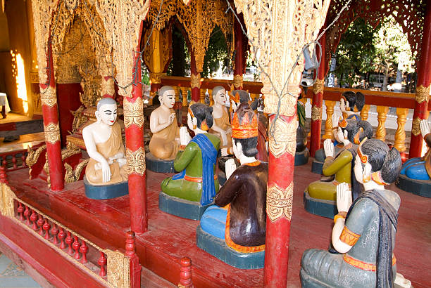 istock Temple model on Myinkaba pagoda 526919099