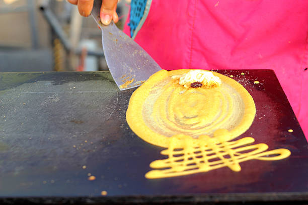 istock pancake snack in the market 526919187