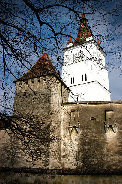 istock Abandoned saxon church in Harman, Transylvania 526920191