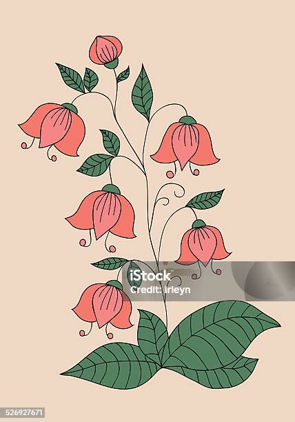 Pink Bellflowers Stock Illustration - Download Image Now - Beauty In Nature, Blossom, Bluebell