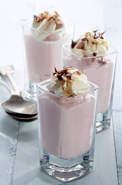 istock strawberry mousse with whipped cream 526928465
