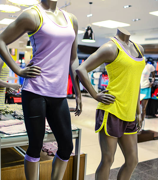 istock Mannequin at sport clothing store 526929343