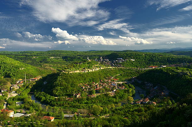 Tsarevets, medieval stronghold stock photo