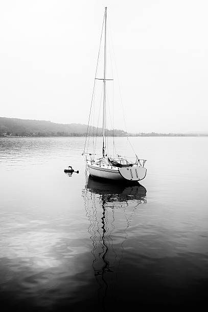 istock Nautical Vessel. Black and White 526933737