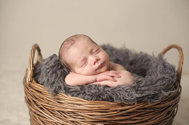 istock Peaceful Newborn Baby 526934091